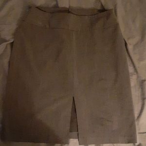 Grey pencil skirt
